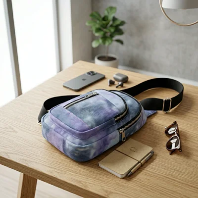 بادی بگ (Body Bag) با طرح تِـی-دای (Tie-Dye) - استایل هنری و روزمره شما
